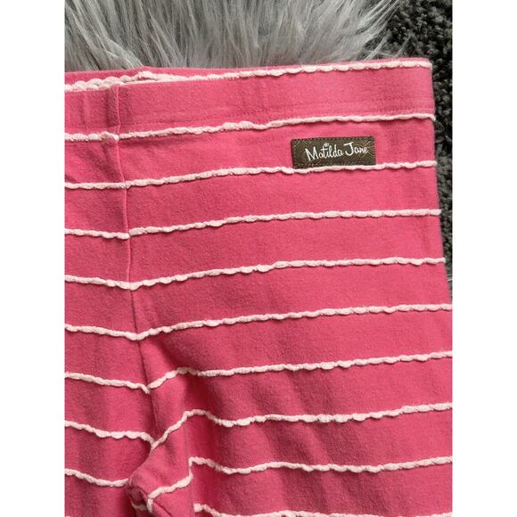 Matilda Jane sz 10 Friends Forever Gianna Stripe Ruffled Leggings - Picture 3 of 4